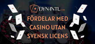 Casinos utan Svensk Licens - Fördelar och Nackdelar