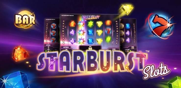 Oplev Starburst Spil En Guidet Tur til Universet af Slotmaskiner