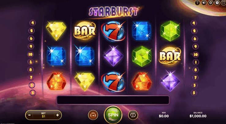Oplev Starburst Spil En Magisk Rejse Gennem Universet